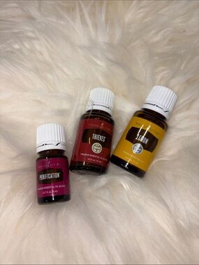 Young Living Essential Oil Cleaning Trio Lemon, Thieves and Purification